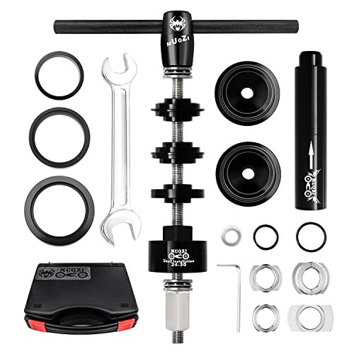 MUQZI Bicycle Bottom Bracket Install Removal Tool Kit Bike BB86/BB30/BB91/BB92/PF30 Bottom Bracket Bearing and Headset Press Installation Tool, Black - Image 1