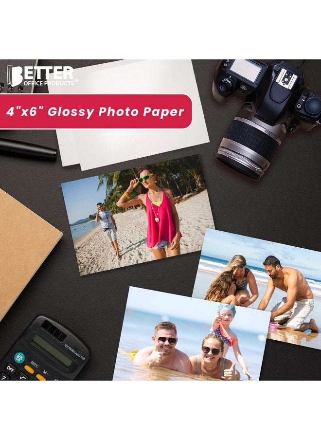 Better Office Products Premium Glossy Photo Paper 4 X 6 Inch 400 Sheets 200 Gsm Better Office Products 4 X 6 400Count Pack  - Image 3
