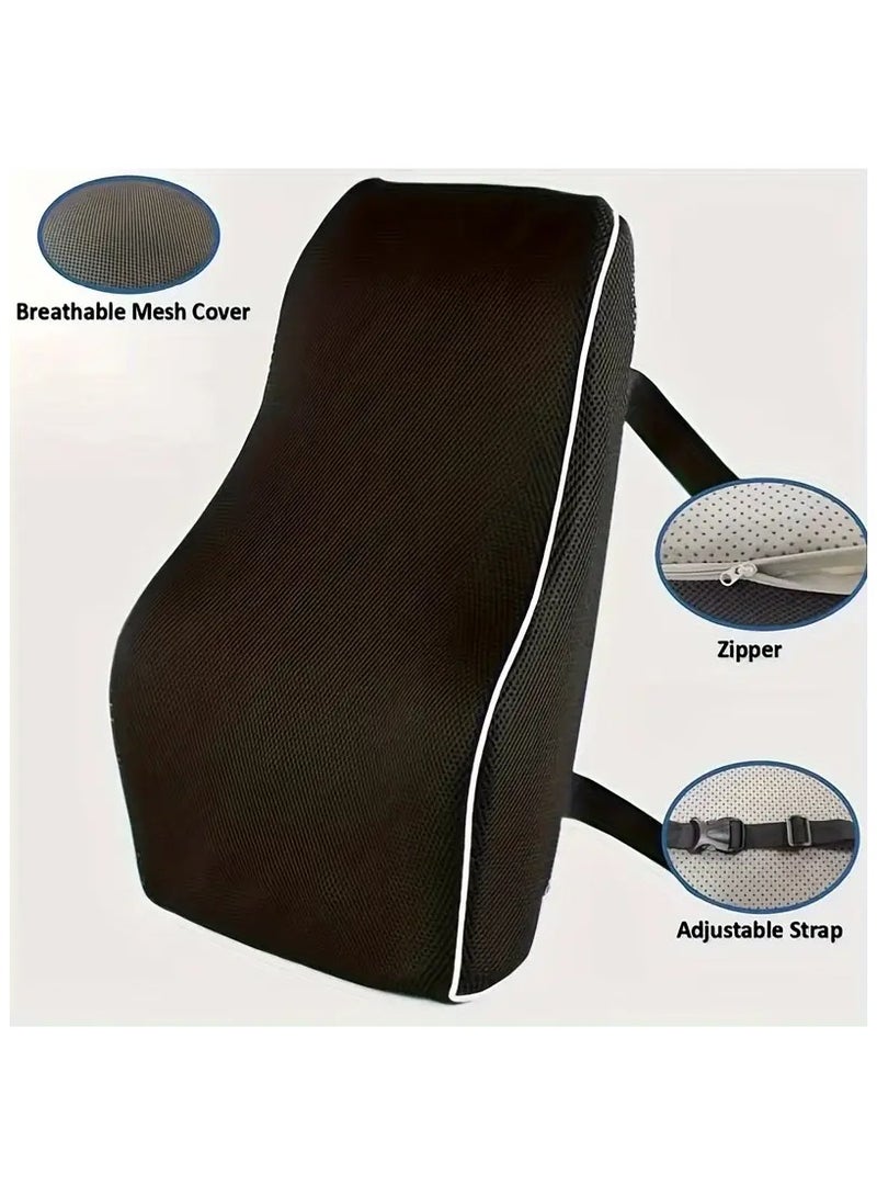 Memory foam seat and back cushion for back support and pressure relief - Image 2