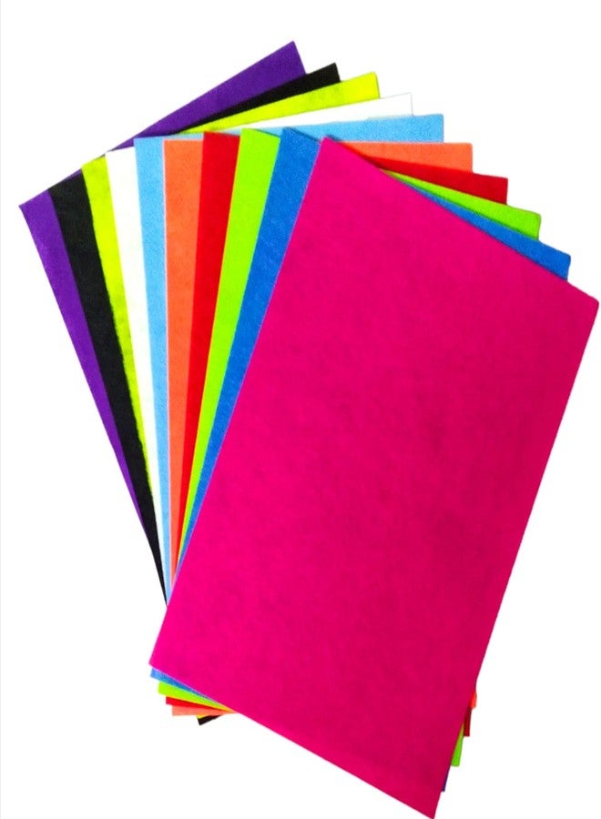 CREATIVE PENCIL 15 Pcs Multicolour Felt Sheets A4 Size Perfect for Scrapbooking, Card Making, and DIY Crafts - Image 1