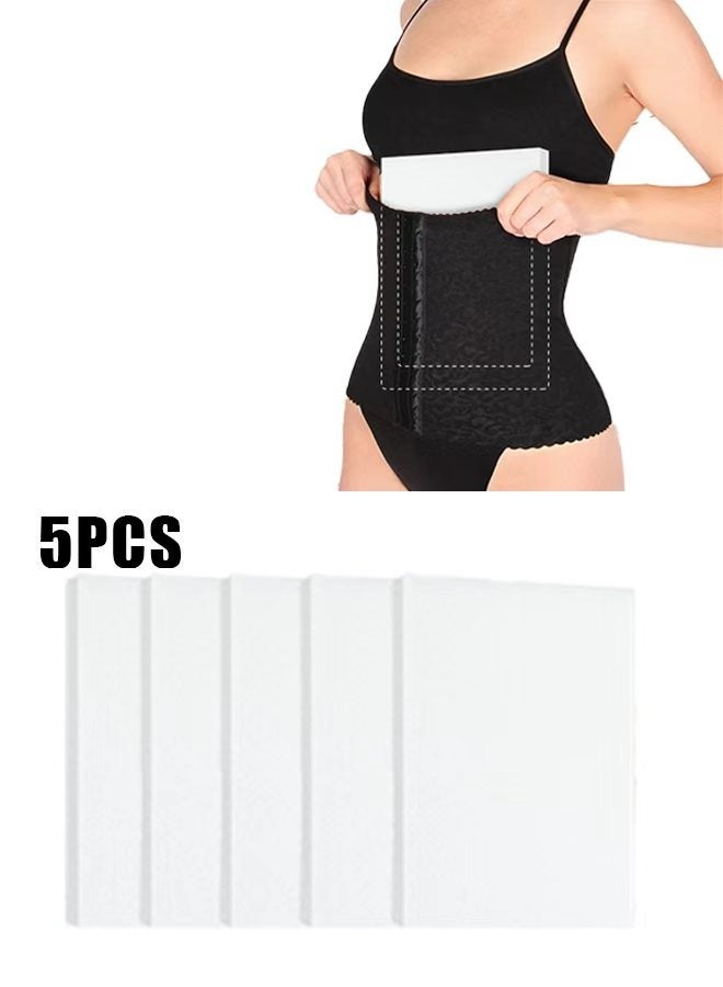 BOFAN 5PCS Lipo Foam Board Lipo Foams Post Surgery Waist Supports Foam Sheet for Recovery Post Surgery Posts Liposuction Pad Compression Garment, 28*21*1cm, White - Image 1