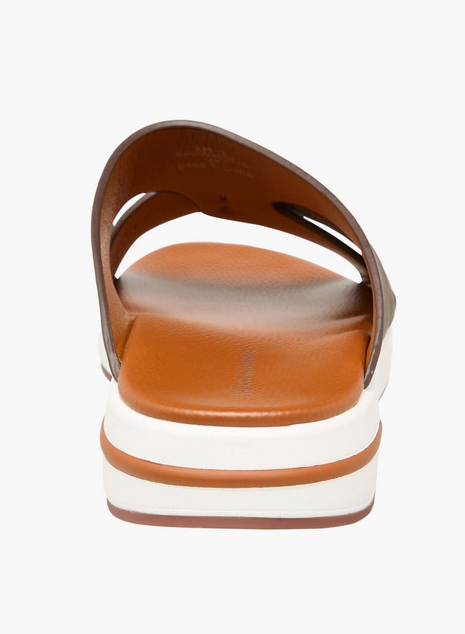 Le Confort صنادل رجال بتصميم حزام متقاطع مريحة - Image 5