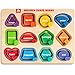 Coogam Wooden Color Shape Puzzle Board for Toddlers Movable Sorting and Stacking Montessori Peg Board Matching Game Activities Fine Motor Educational Learning Toys for Kids 3 4 5 Year Old - Image 2