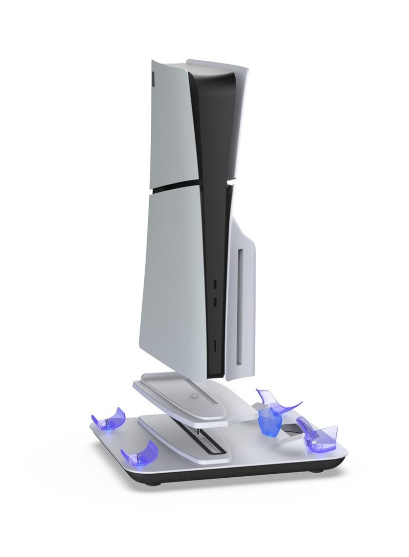Charging Adaptor for PS5 Slim Console Multi-Functional Cooling Dock  for Sony VR2 Grip Charger + Headset Hanger - Image 4
