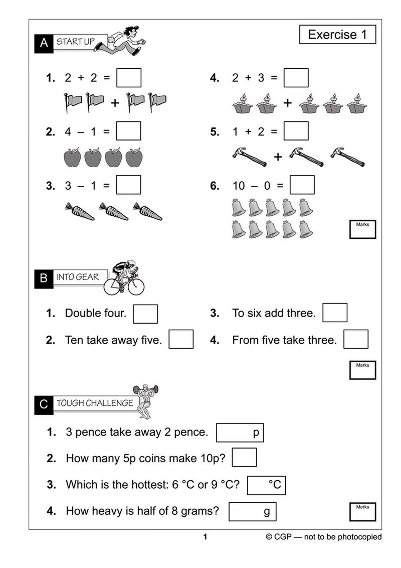 Ks1 Mental Maths Workout Year 1 - Image 2