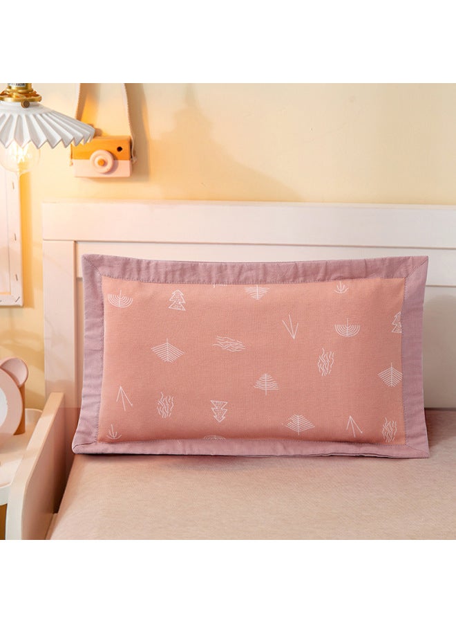 Buckwheat Pillow Cassia Seed Infant Cotton Gauze Pillowcase Pillow Children's Pillow Core Breathable Sweat-absorbing Four Seasons