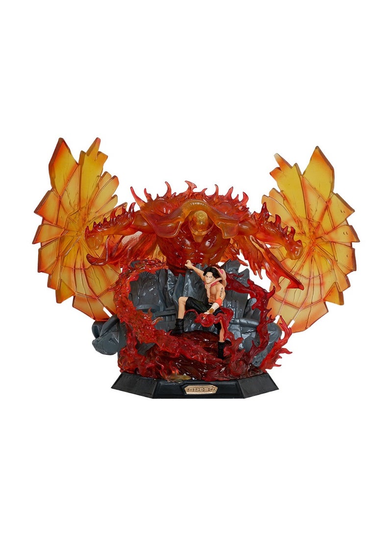 general One Piece figure LX white beard will Ace's guardian statue two-dimensional model animation figure to give fans and friends gifts (19 cm)  - Image 1
