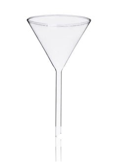 King Mariot 1pcs Heavy-Duty Borosilicate 3.3 Glass Funnels | 150mm Outer Diameter | 60 Degree Angle | Stem Diameter 17mm, Precise Filtration of Liquids & Powders | Ideal for Chemistry Biology Lab Experiments  - Image 1