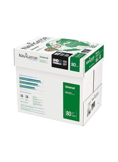 Navigator Navigator A4 80 gsm Universal Copier Paper Set, 5 x 500-Sheets, White  - Image 1