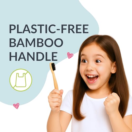 awenest Bamboo Toothbrush With Charcoal Activated Soft Bristles - Pack Of 3 | Treated With Neem Oil | For Fungus Protection | Bpa Free, Biodegradable And Compostable Handle | Eco-friendly | - Image 5
