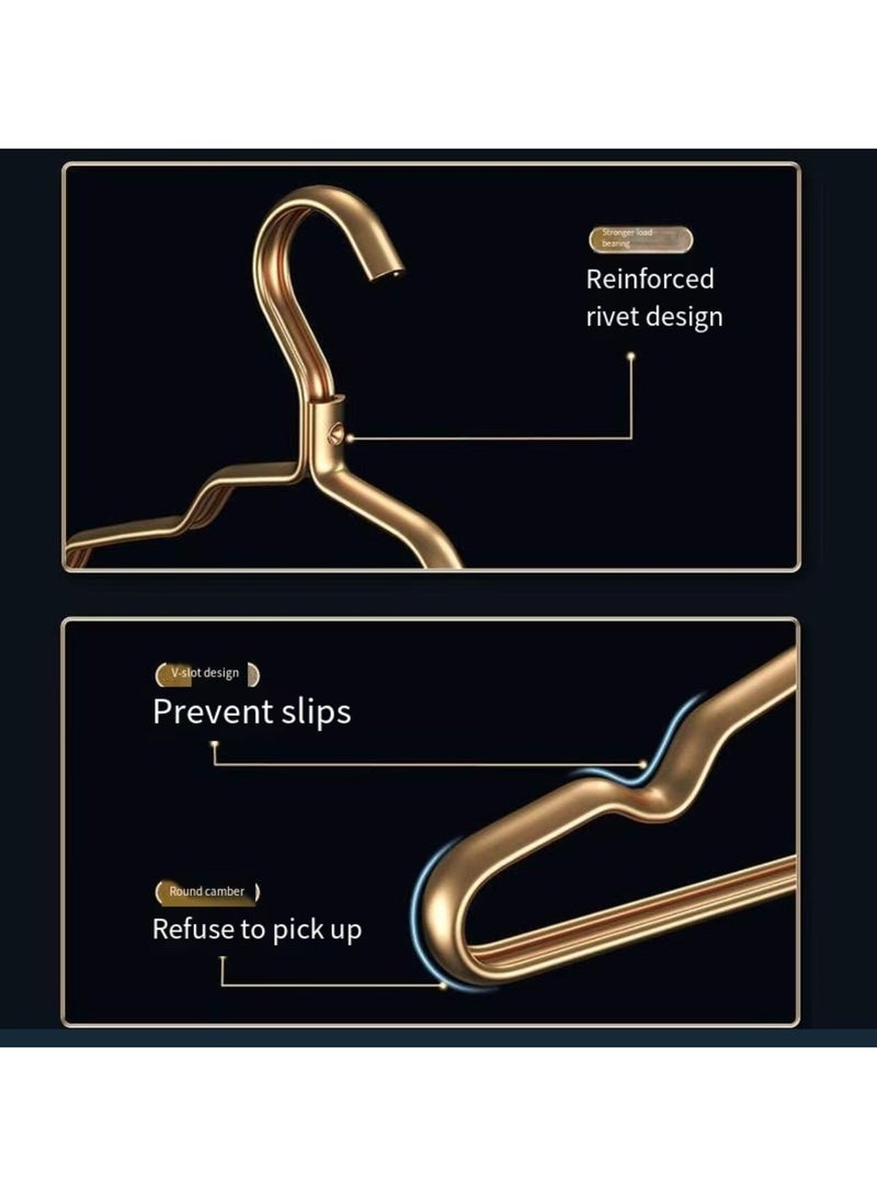 Aluminum alloy hangers, indoor balcony, semi-circular, seamless hangers, 5 pieces - Image 3