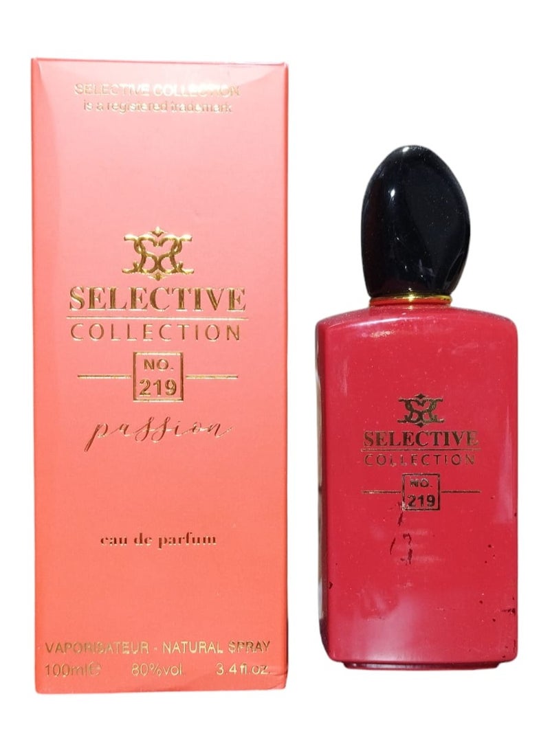 Selective Collection NO. 219 Eau De Parfum For Women - 100 ML 