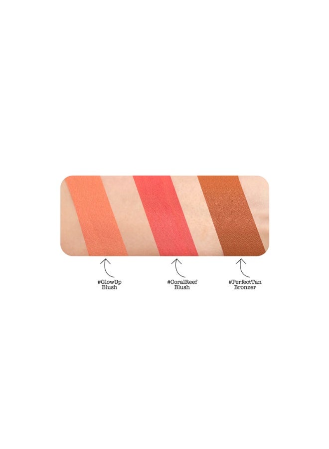 theBalm Voyage- Tropics Powder Trio With 2 Blushes And 1 Bronzer - Image 2