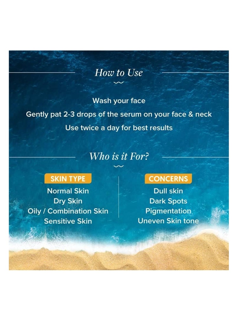 Aqualogica - Aqualogica Glow Concentrate Vitamin C Face Serum with Hyaluronic Acid, Vitamin C & Papaya - Glow Serum for Men & Women | Glowing Skin, Skin Brightening & Non Sticky -30ml - Image 1