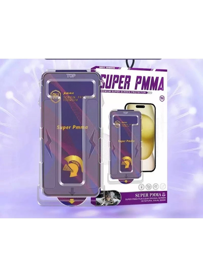 Best Choice Screen Protector for iPhone 15 Plus/16 Plus Clear Solid Plastic Easy and precise installation with a clean, modern look Protects your screen from scratches and smudges while offering up to 99% transparency. Features fingerprint resistance and easy installation using the included alignment frame. Slim design with full-screen coverage and smooth touch feel. - Image 2