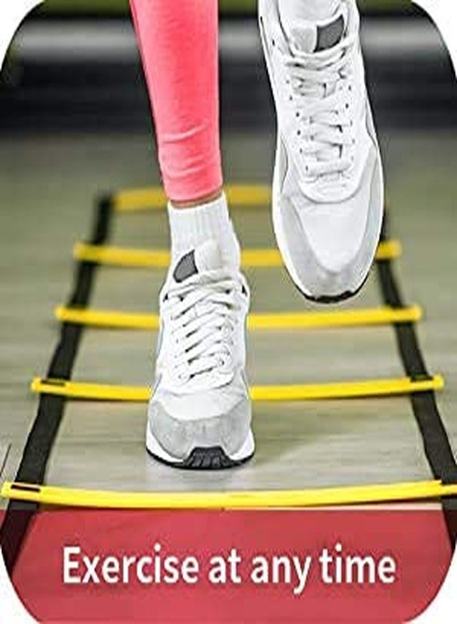 PSE Sports 8 Meter Fitness Agility Ladder Training Equipment Set - Image 5