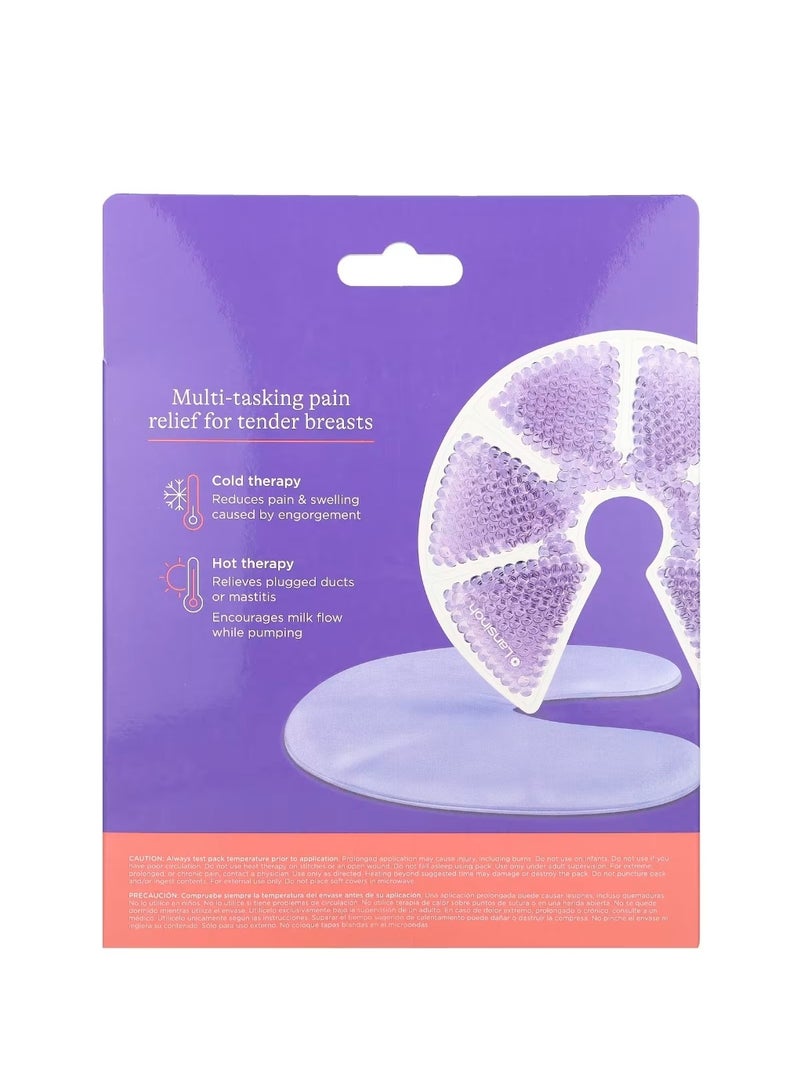 Lansinoh Hot & Cold Breast Therapy Packs 2 Reusable Packs and Soft Covers - Image 2