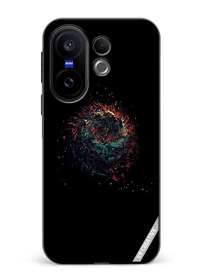 Protective Case Cover For Vivo X200 FE  Design Multicolour