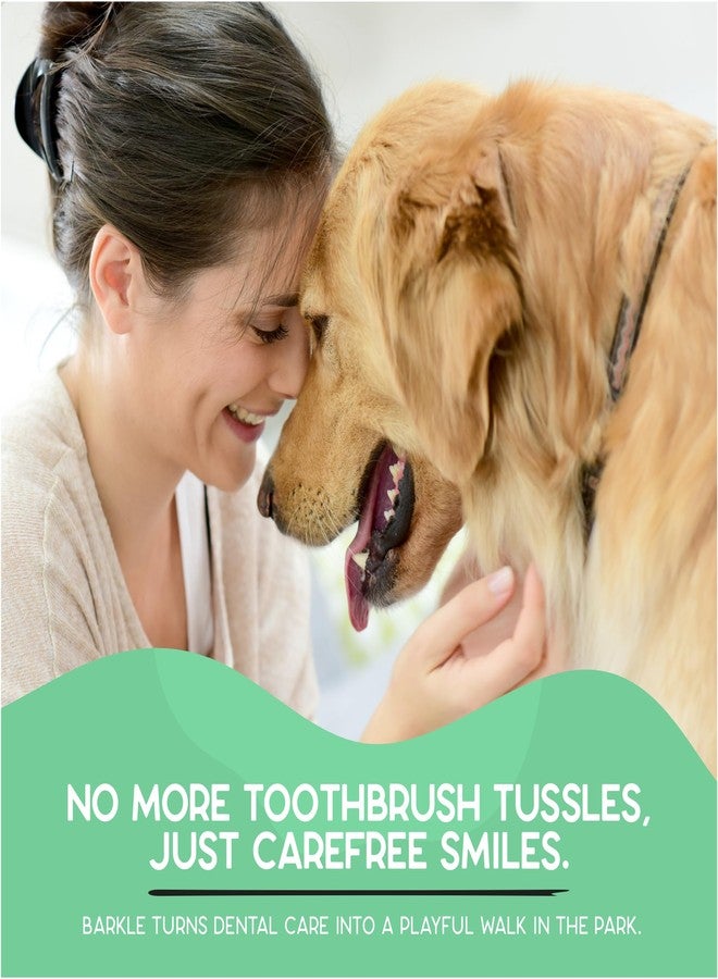 Barkle Vet Approved Dog Teeth Cleaning Toothpaste & Tooth Brushing Kit | Eliminate Plaque, Tartar & Bad Breath | Mint Dog Breath Freshener Gel | Puppy & Small Breed Safe | Free Finger Brush (60 Days) - Image 5