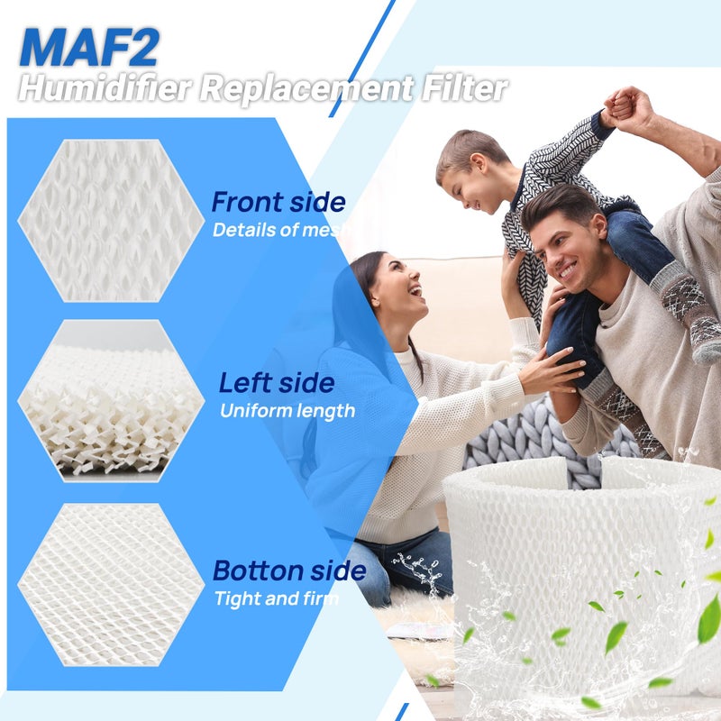 Nishcon Maf2 Humidifier Filter Replacement For Aircare Esscik Air Miostair Ma0800 Ma08000 Ma0600 Ma0601 And Replacement For Kenmore 15408  2 Pack - Image 5