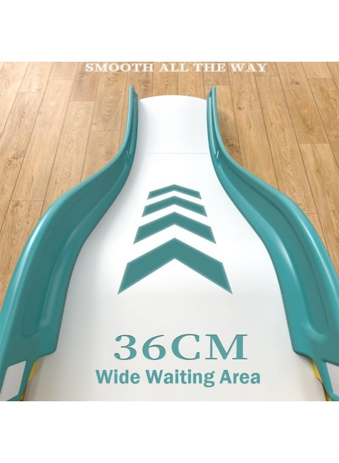 Rainbow Toys RBW TOYS Slide for Kids Toys Set 3 in 1 Outdoor Play Jumbo Slide and Swing with Basket Ball Game - Image 3