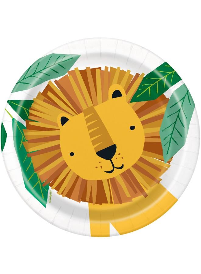 Unique طبق سفاري الحيوانات 7 إنش - Image 1