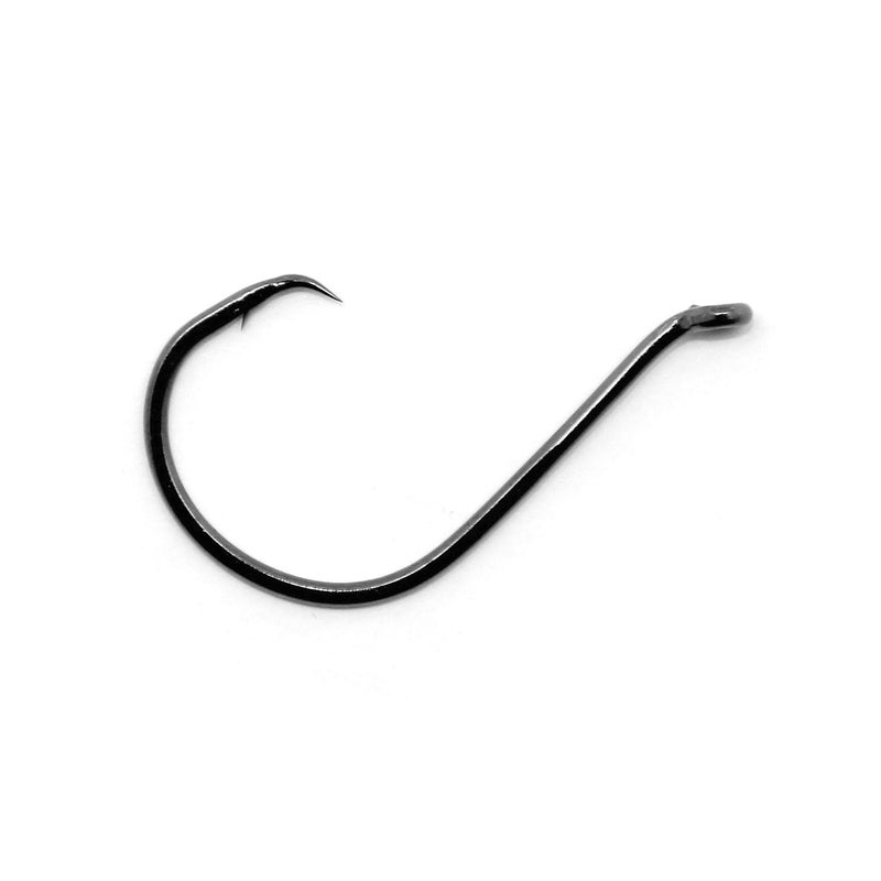 Gamakatsu Gamakatsu Circle Offset Point Octopus Hook-Pack Of 25 (Black, 6/0)  - Image 2