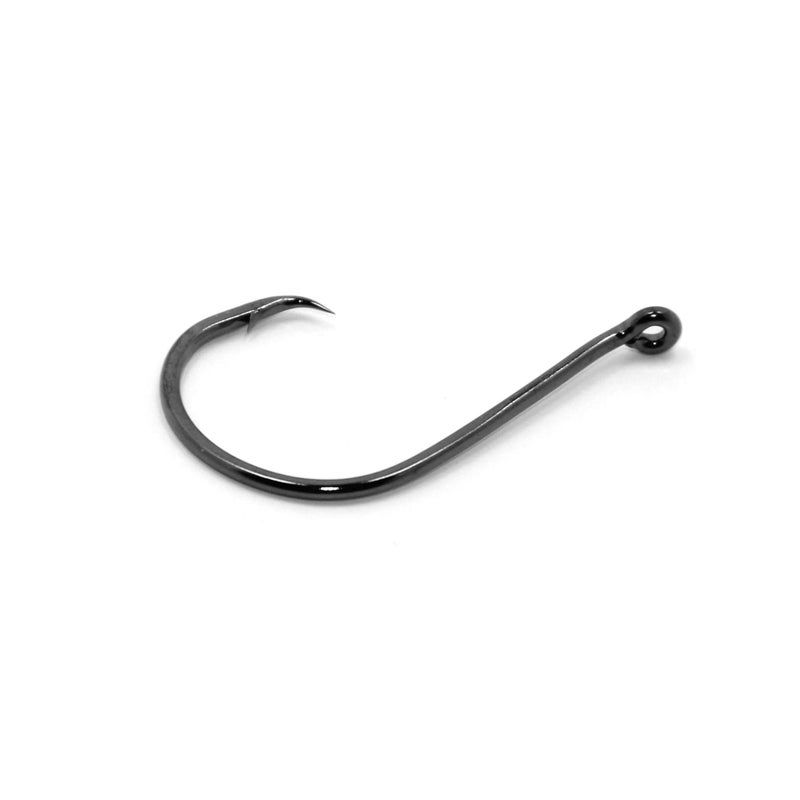 Gamakatsu Gamakatsu Circle Offset Point Octopus Hook-Pack Of 25 (Black, 6/0)  - Image 1