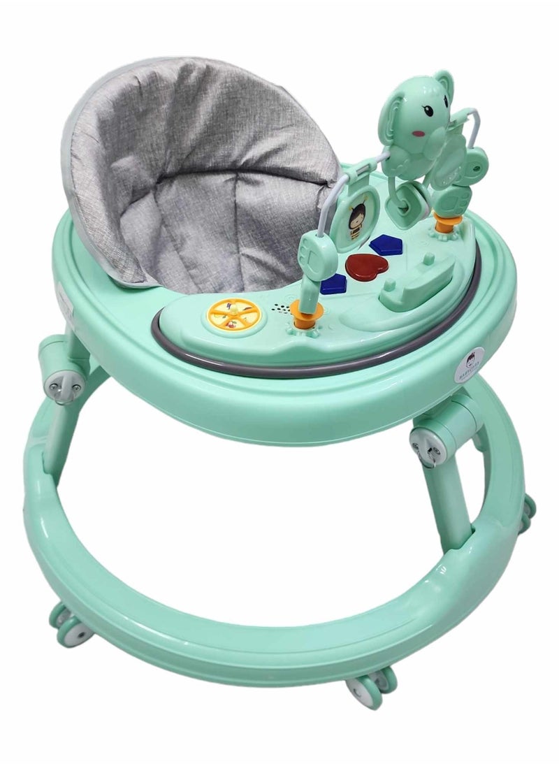 BABYCARA Baby Walker Multifunctional Anti-Rollover Anti-O Folding 6-18 Months with Music and Phone Stand  - Image 3