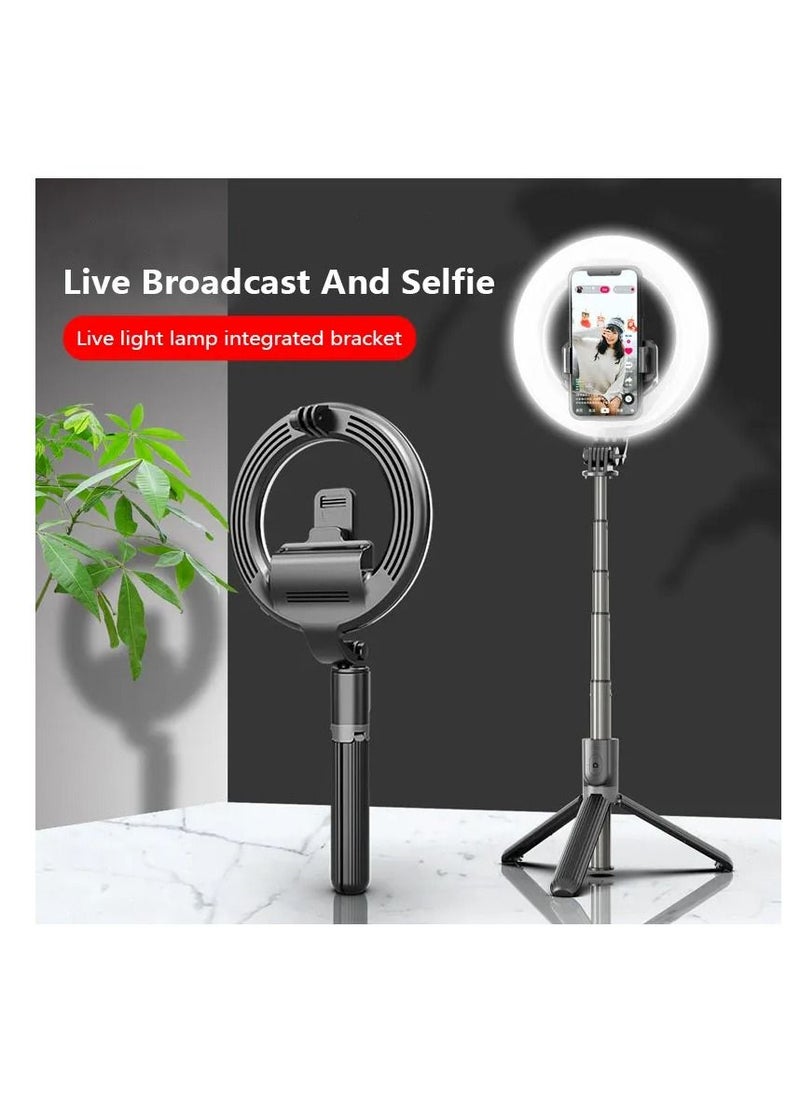 Generic - L07 Tiktok Stretchable Tripod Stand With Ring Light And Wireless Remote - Image 1