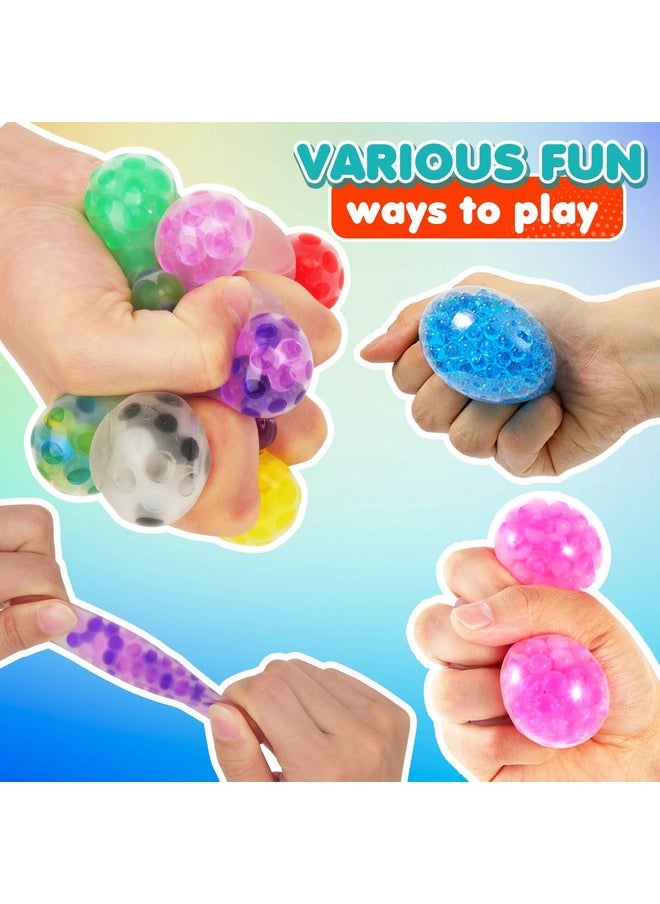 Lemostaar - Squishy Stress Balls Fidget Toys - 72 Pack Squishy Toys Stress Ball For Anxiety Fidget Toys Bulk, Squeeze Balls For Adult With Adhd, Autism - Fidgets For Classroom, Gift Christmas Basket Stuffers - Image 1
