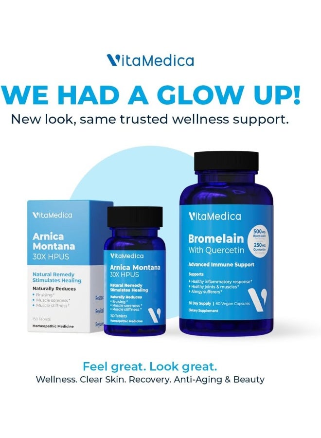 VitaMedica | Arnica Montana 30X & Bromelain with Quercetin Bundle - Image 2