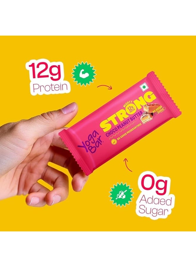 Yogabar Variety Pack 12g Protein Bars (3 Choco Peanut Butter & 3 Coffee Crush), No Added Sugar and No Preservatives (6 Bars) - Image 4