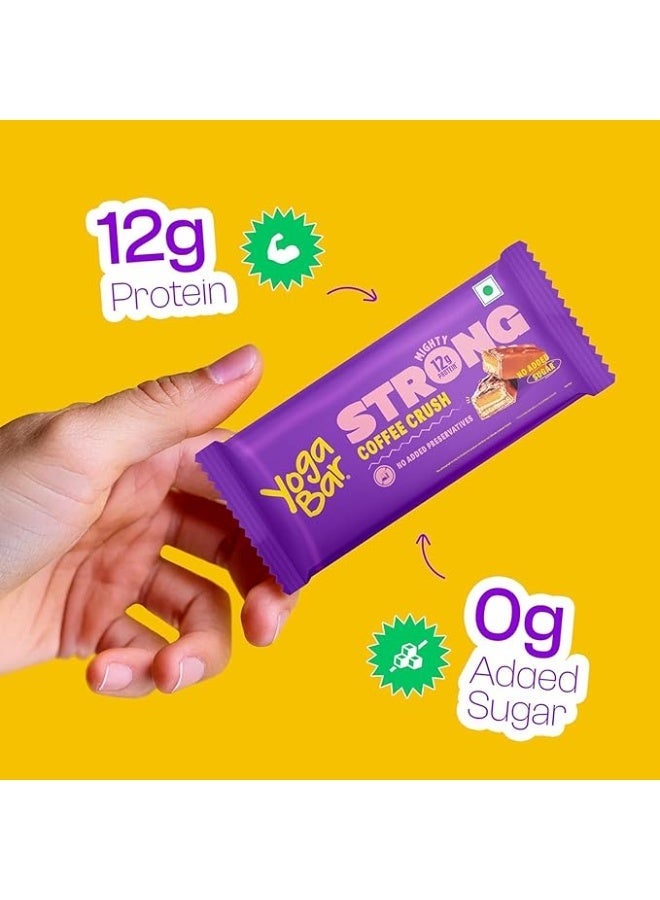 Yogabar Variety Pack 12g Protein Bars (3 Choco Peanut Butter & 3 Coffee Crush), No Added Sugar and No Preservatives (6 Bars) - Image 3