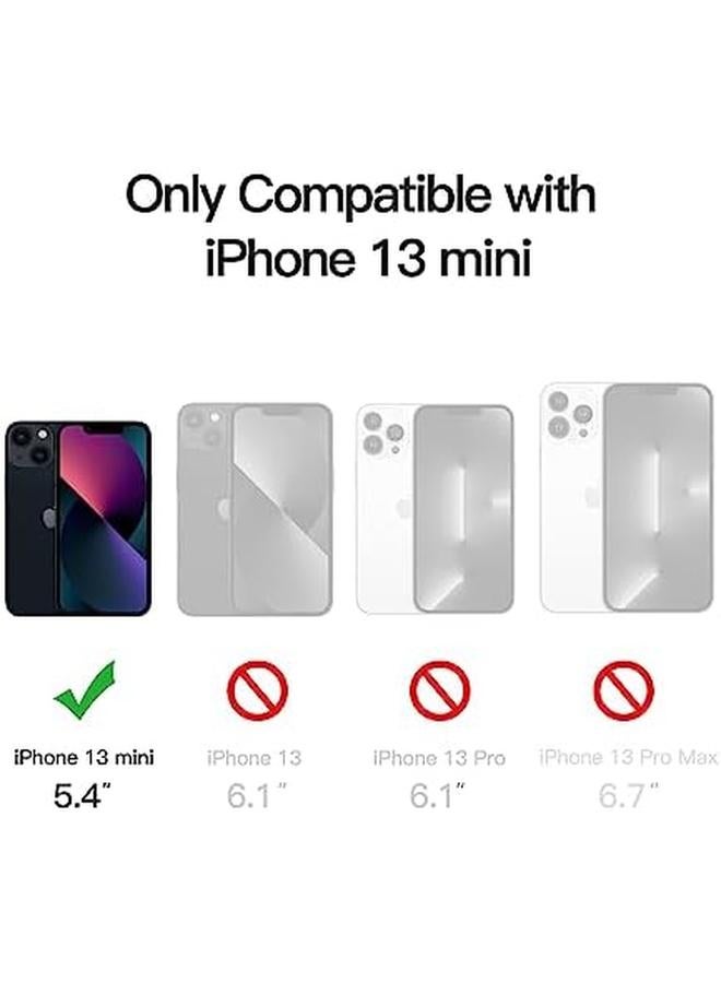 Jetech Magnetic Case For Iphone 13 Mini 5.4 Inch Compatible With Magsafe Translucent Matte Back Slim Shockproof Phone Cover Black - Image 2