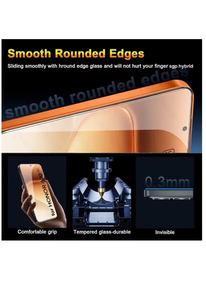 CoomBe 2 in 1 Honor 600 Screen & Camera Protector - High Transparency Full Coverage Shield for Scratch & Impact Protection - Image 5