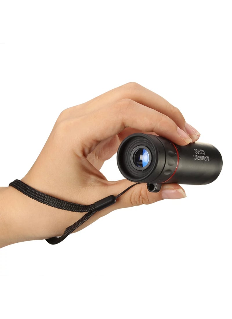 AROAQ - Mini Pocket Monocular Scope Zoom Telescope Handy Optics Scope For Outdoor Camping Hiking Traveling Hunting Compact Rifle Magnifying 30X - Image 1