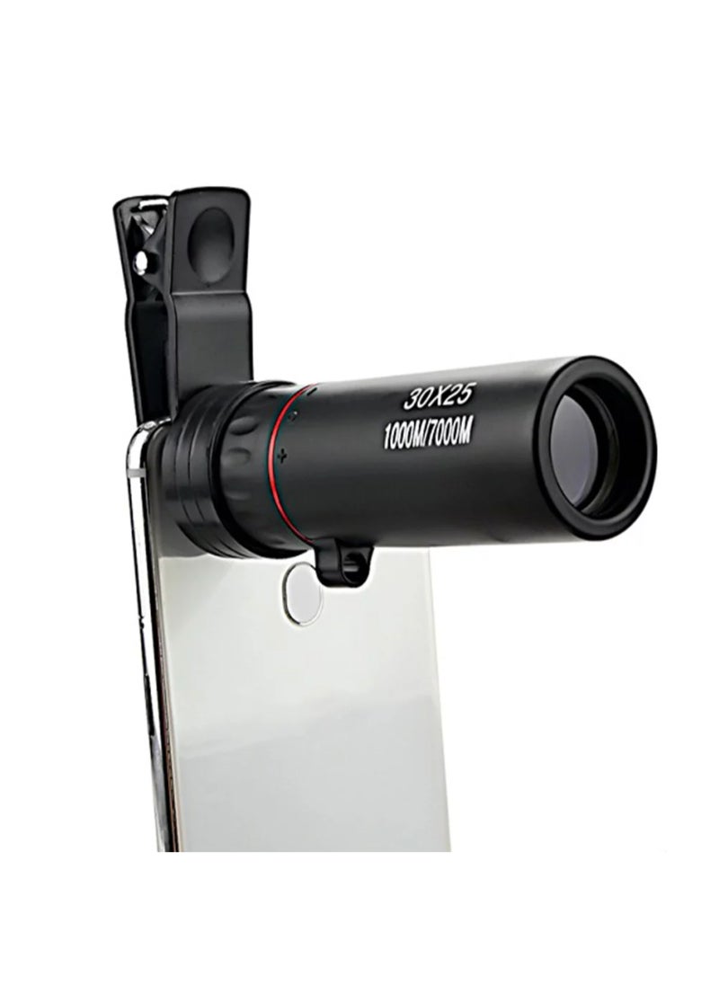 AROAQ - Mini Pocket Monocular Scope Zoom Telescope Handy Optics Scope For Outdoor Camping Hiking Traveling Hunting Compact Rifle Magnifying 30X - Image 1