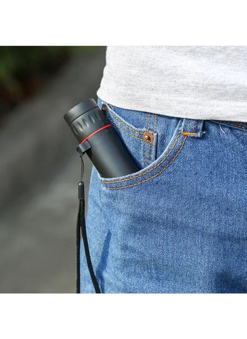 AROAQ - Mini Pocket Monocular Scope Zoom Telescope Handy Optics Scope For Outdoor Camping Hiking Traveling Hunting Compact Rifle Magnifying 30X - Image 1
