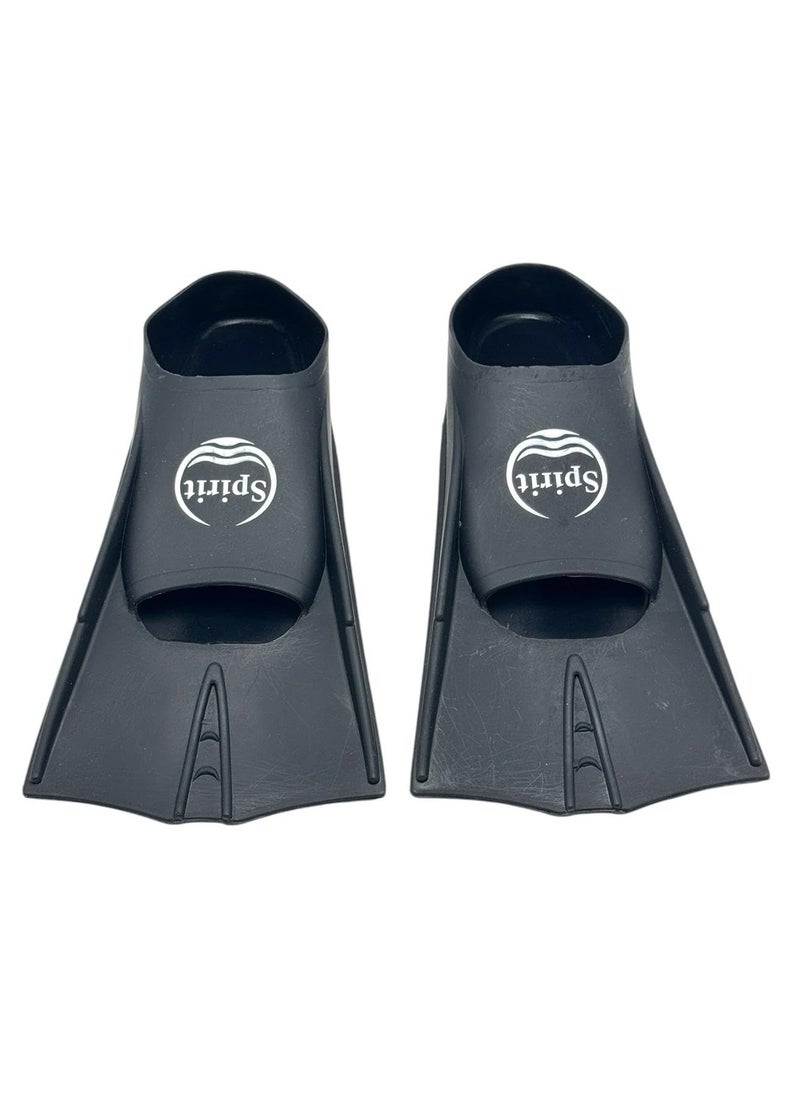 QSHOP Soft Silicone Diving Fins – High Elasticity & Endurance Light Full Foot Swimming Fins | Open Heel Swim Fins for Snorkeling or Swimming Training for Adults Men Women Kids  - Image 1