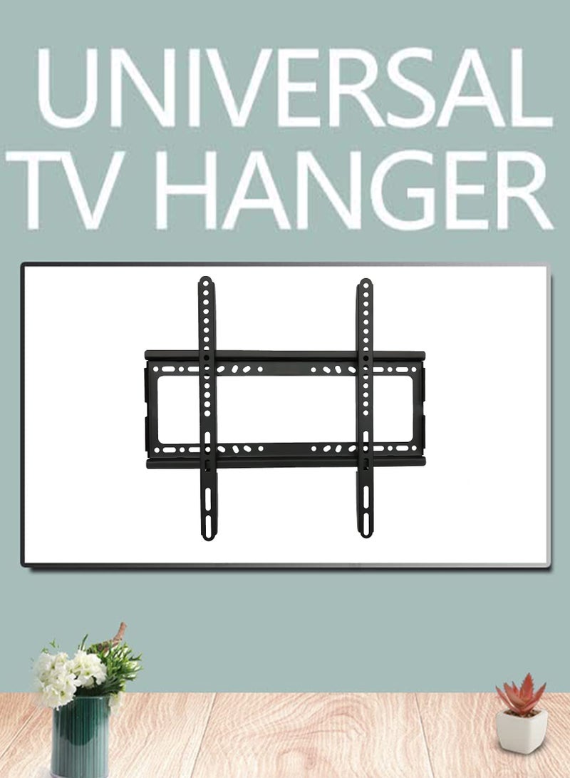 حامل تثبيت على الحائط للتلفزيون العالمي، قابل للتعديل وشديد التحمل لشاشات LCD LED المسطحة، تصميم ثابت موفر للمساحة، متوافق مع VESA شاشة مسطحة LED مقاس 26-63 بوصة - Image 5