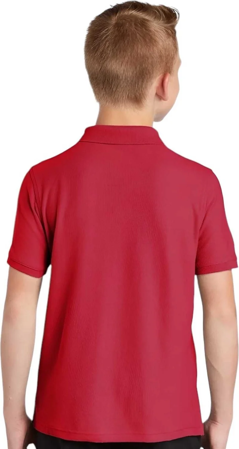 Tezzgelsin 3-Piece Boys Cotton Polo Collar T-Shirt Daily and School Uniform School T-Shirt