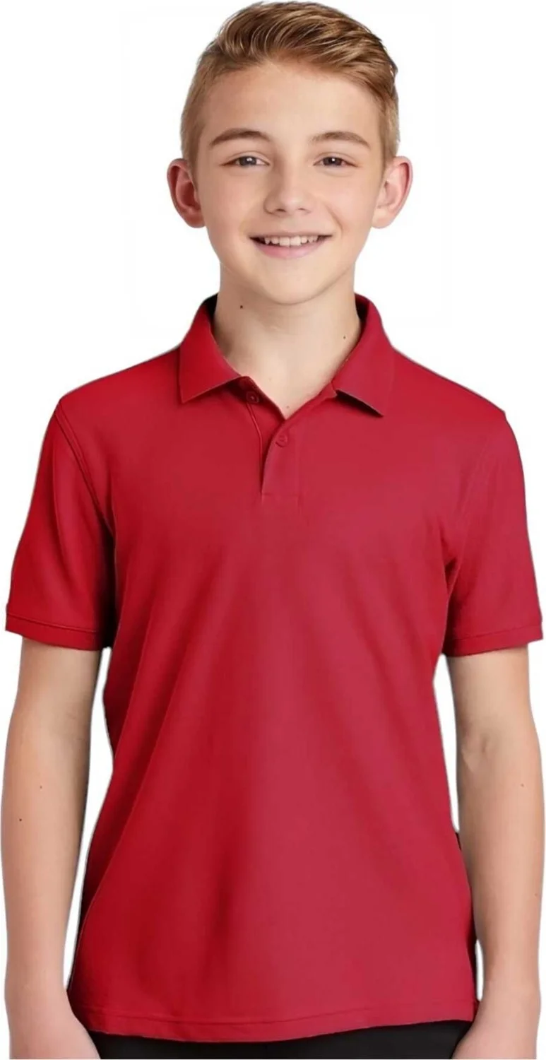 Tezzgelsin 3-Piece Boys Cotton Polo Collar T-Shirt Daily and School Uniform School T-Shirt