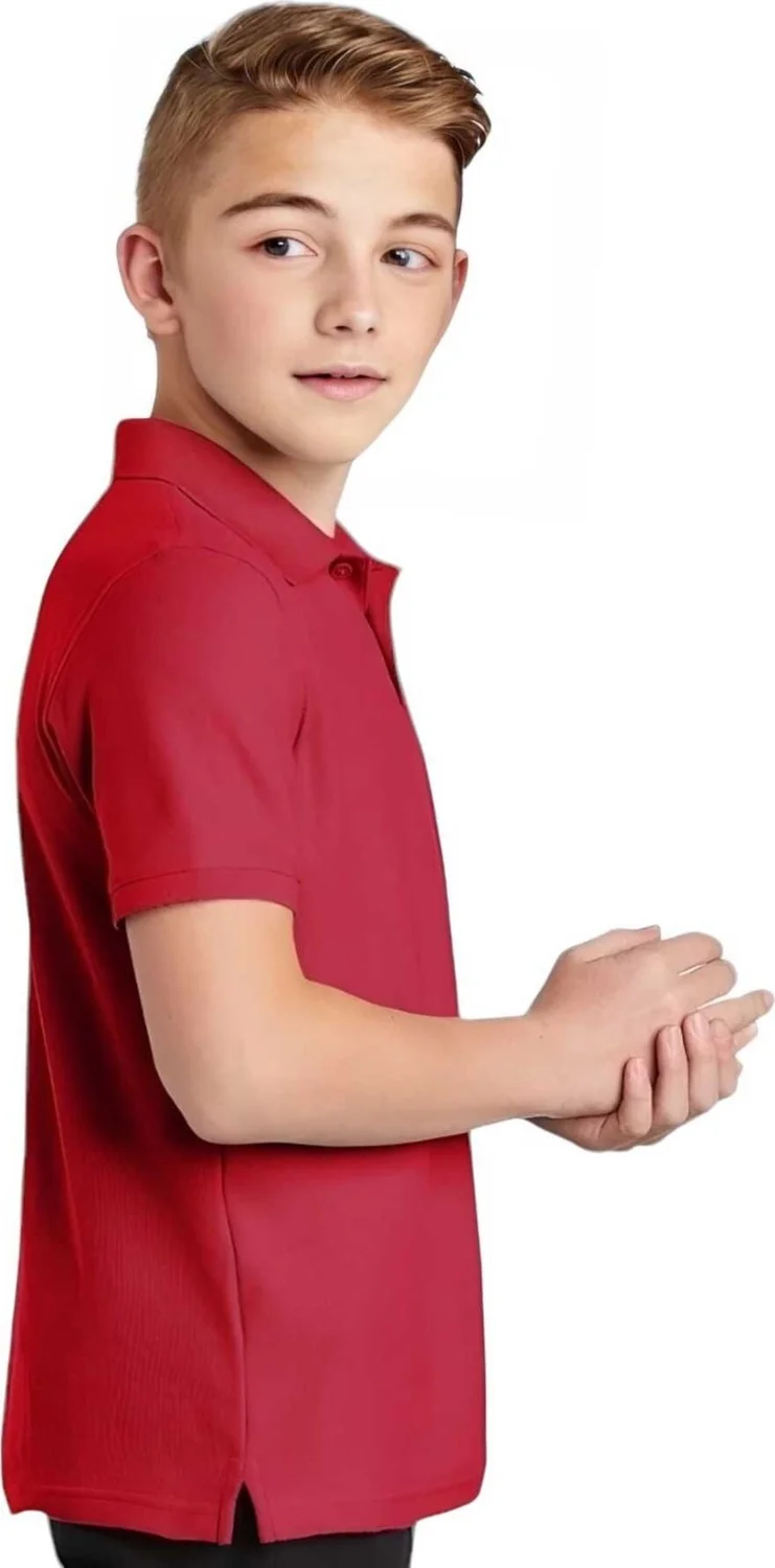 Tezzgelsin 3-Piece Boys Cotton Polo Collar T-Shirt Daily and School Uniform School T-Shirt