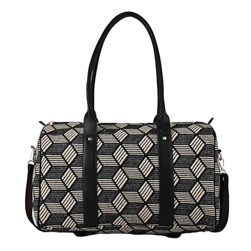 ENSAC Travel Duffle Bags for Women, Large Cabin Waterproof Weekender Bag, Carry-On Overnight Travel Bag with Adjustable Shoulder Strap - Image 5