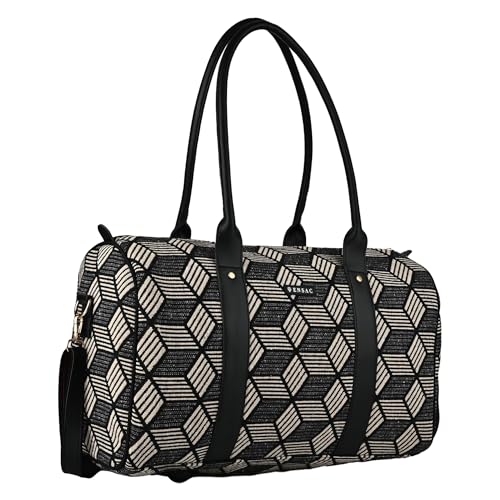 ENSAC Travel Duffle Bags for Women, Large Cabin Waterproof Weekender Bag, Carry-On Overnight Travel Bag with Adjustable Shoulder Strap - Image 1