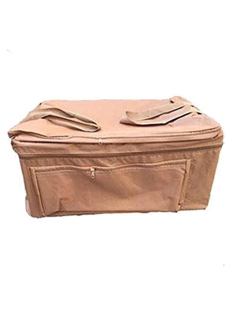 Generic A camping bag for trips, camping, and travel, a large zippered picnic bag measuring 70 x 47 x 30 cm.  - Image 1