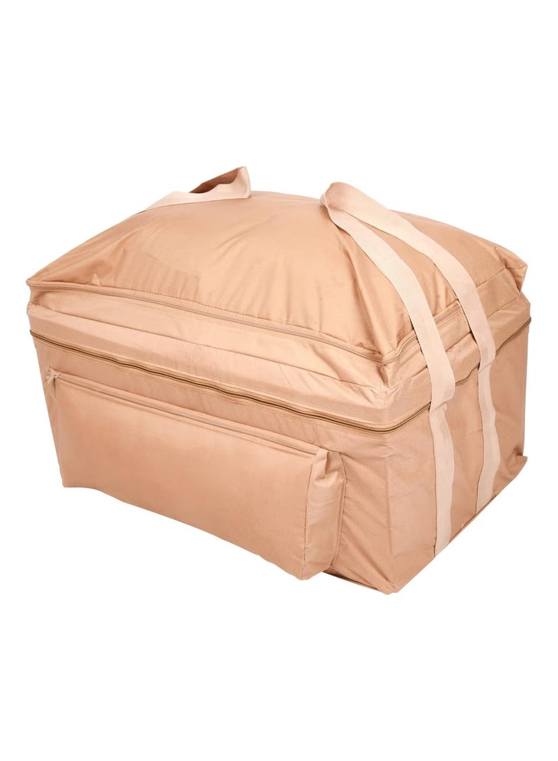 Generic A camping bag for trips, camping, and travel, a large zippered picnic bag measuring 70 x 47 x 30 cm.  - Image 2