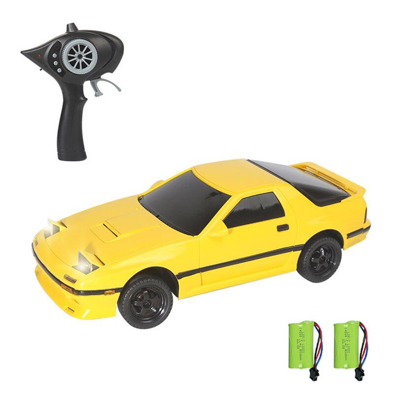 Remote Control Drift Car Remote Control Car 1/18 ESP Full-scale 2.4GHz Remote Control Race Car Remote Control Flip Light Kids Gift for Children Boys Girls 2 Battery - Image 1