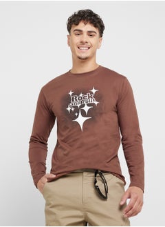 Seventy Five Basics Graphic Long Sleeve T-Shirt  - Image 1